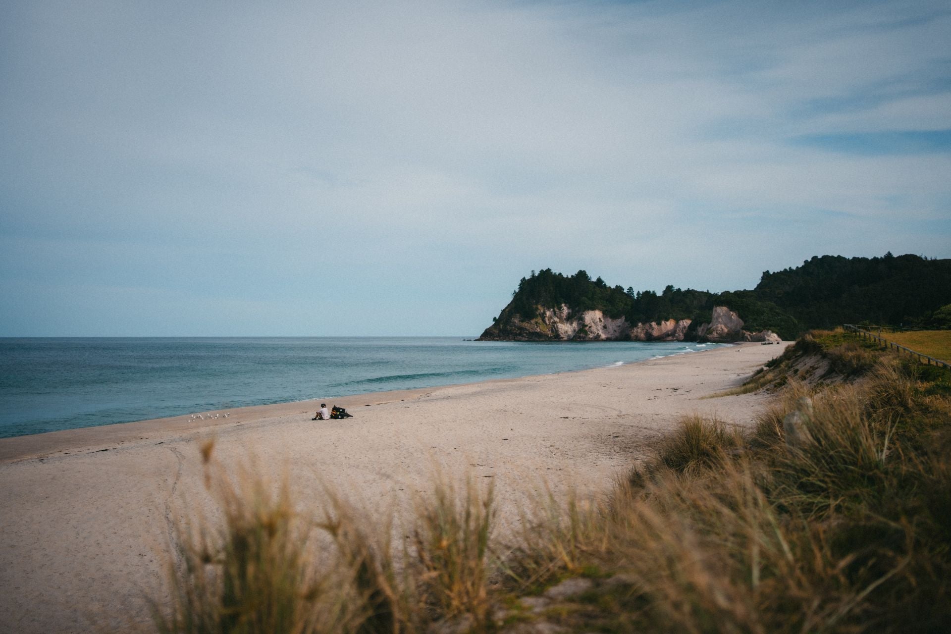 Las espectaculares imágenes del granadino que recorre Nueva Zelanda en bicicleta