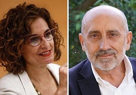 María Jesús Montero y Luis Ángel Hierro.