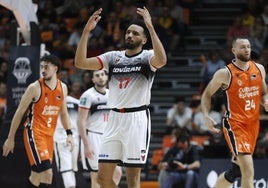 Amine Noua, desesperado en La Fonteta.