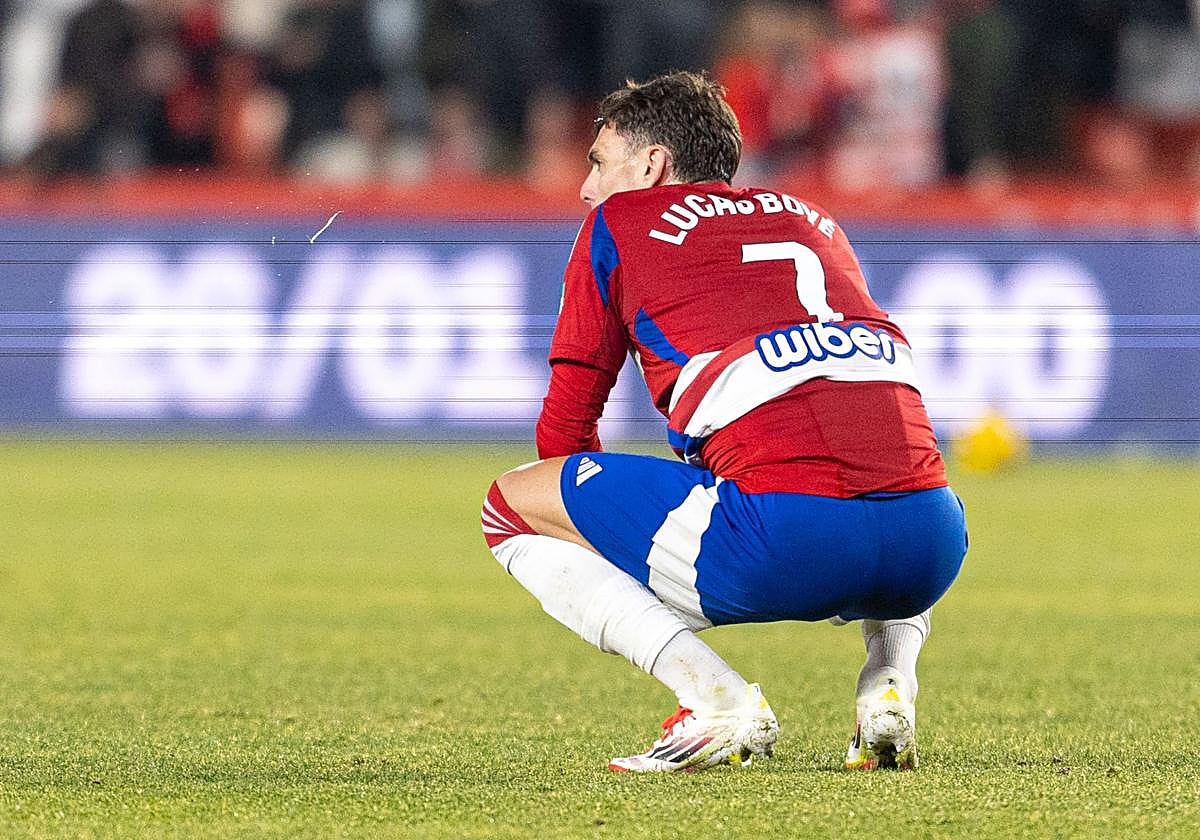 Lucas Boyé se resigna al empate con el Burgos tras su reaparición.