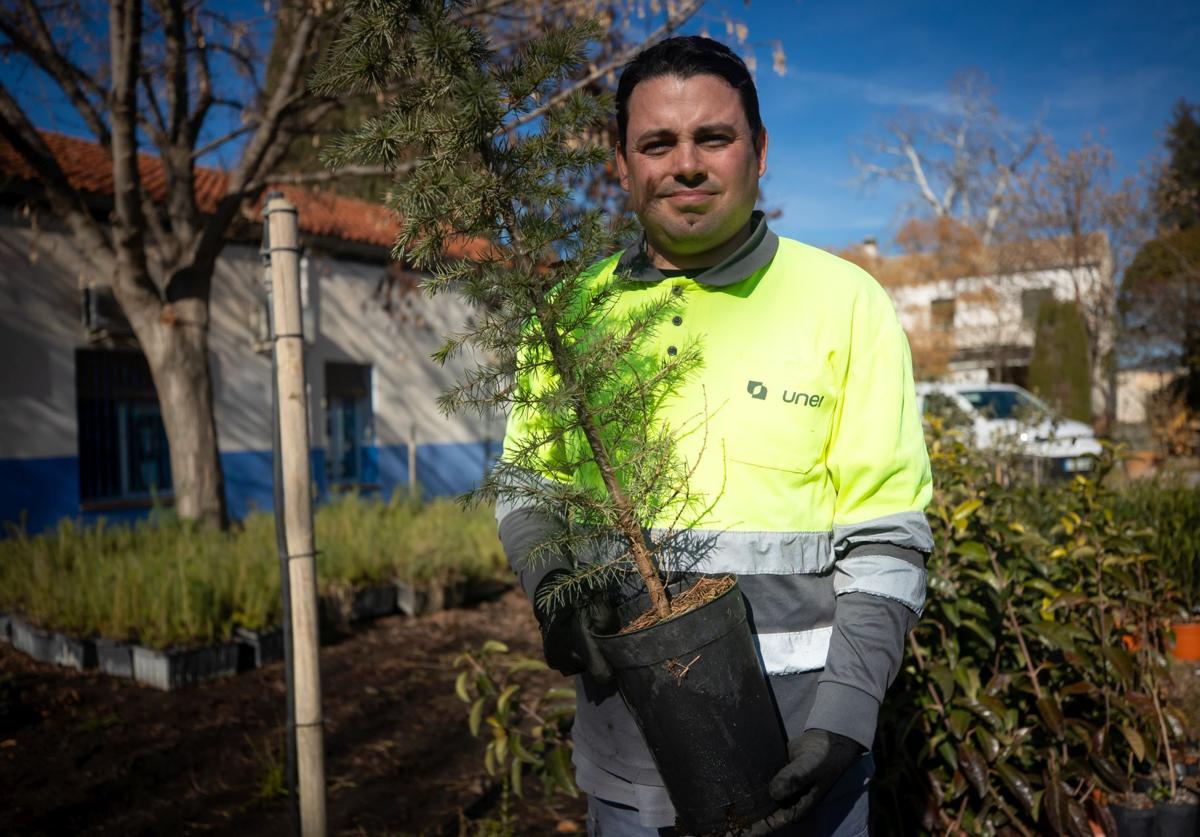 Óscar Gómez, profesional de UNEI Natura.