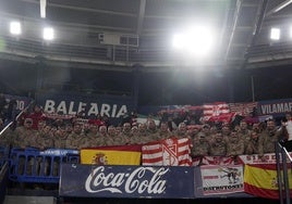 Los militares, durante el Levante-Granada.