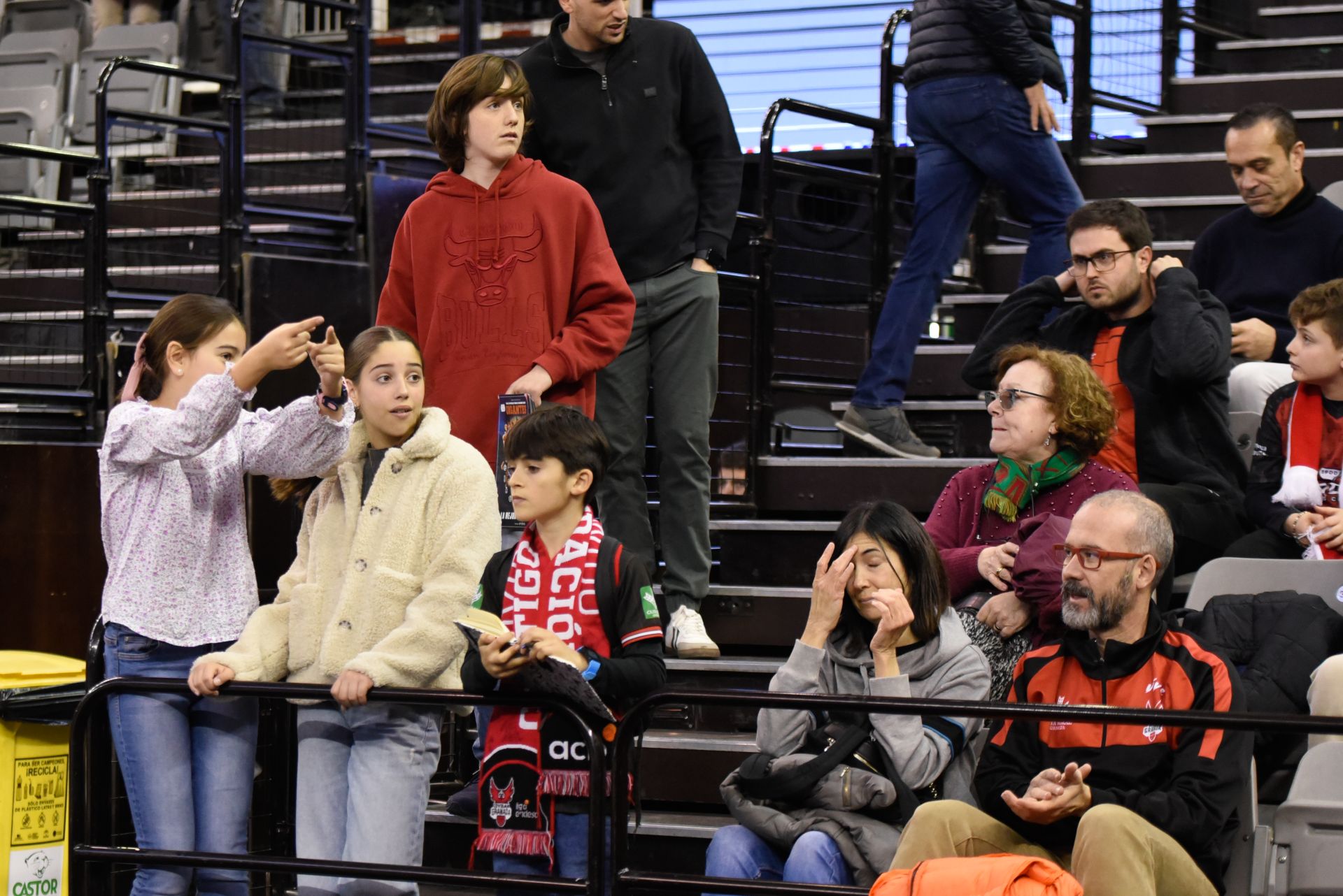 Encuéntrate en la grada del Palacio de Deportes en el Covirán-Zaragoza