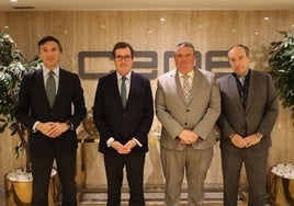 Mario Azañón, Antonio Garamendi, Bartolomé González y José Alberto González-Ruiz.