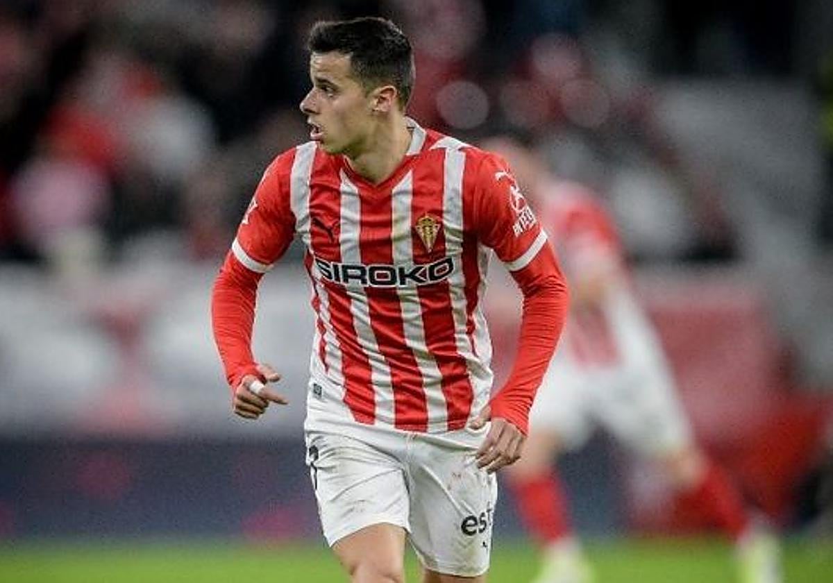 Gaspar Campos, durante un partido esta temporada.