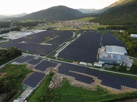 Una de las plantas de energía solar en la que ha trabajado el Grupo Negratín en Japón.