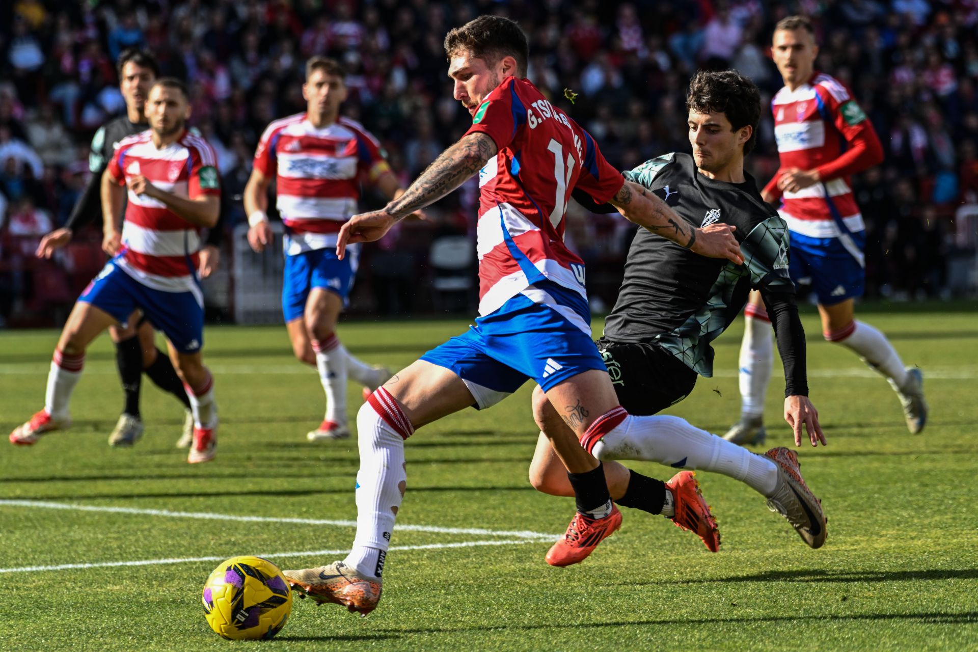 Las mejores imágenes del Granada - Sporting