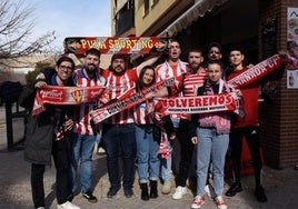 El hermanamiento entre aficiones 'fusionó' colores en el Zaidín.