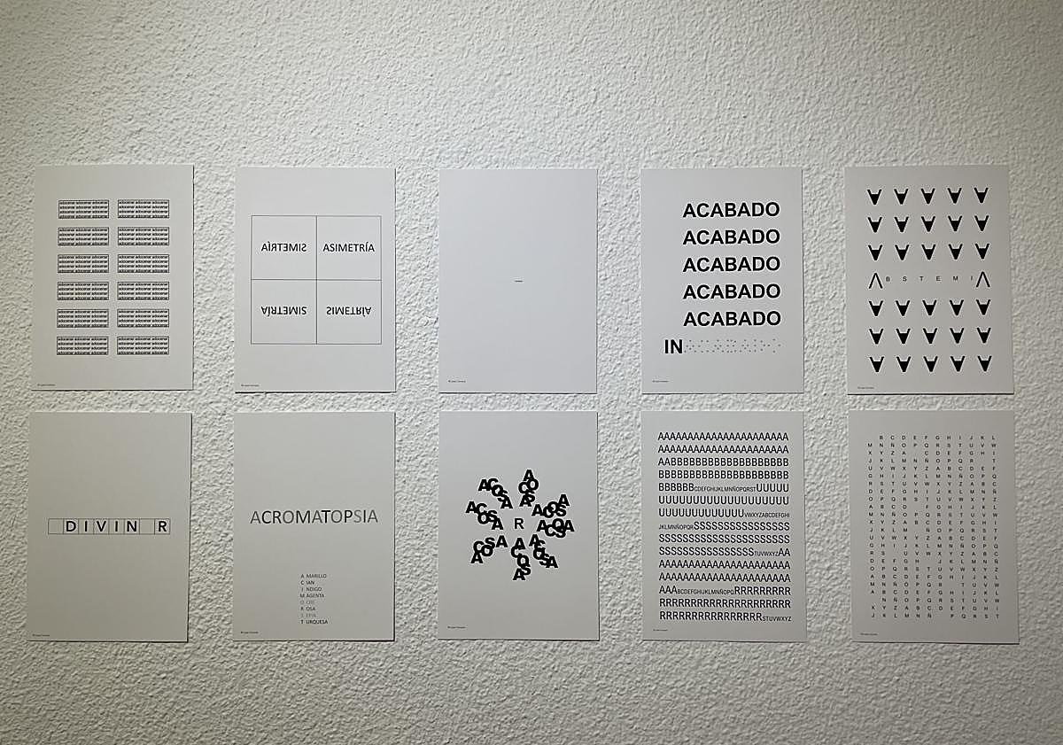 Imagen principal - &#039;Vocabulario gráfico&#039;, una exposición de Lope Campos donde las palabras cobran vida