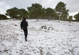 Activada la alerta amarilla por nieve en la zona de Guadix y Baza.