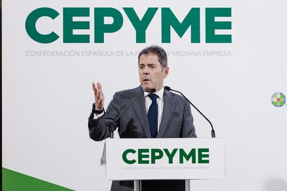 Cuerva en la inauguración de la VIII edición de CEPYME500 este lunes.