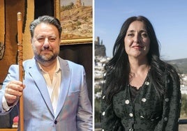 El independiente Óscar Fernández, actual alcalde, y la socialista Remedios Gámez, que firma la moción.