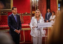 Marifrán Carazo y Juanma Moreno en una imagen de archivo