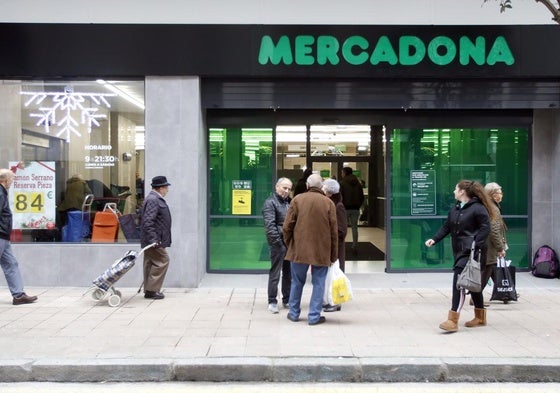 La novedad en la entrada del Mercadona.