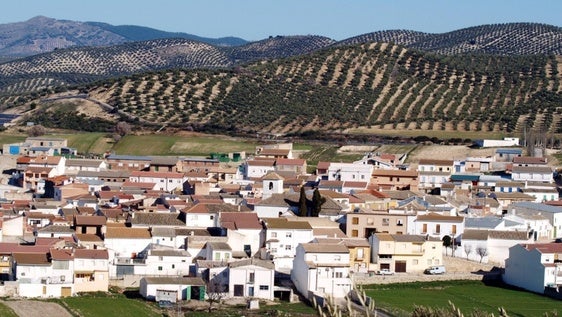 Vista de la localidad de Los Montes.