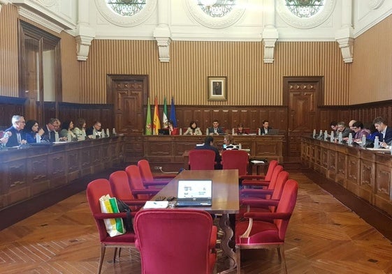 Diputados en el pleno de la Administración provincial.