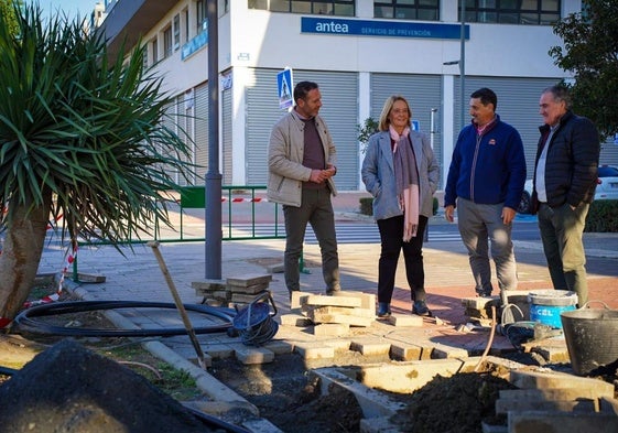 Obras de mejora en la avenida Normal Bethune.