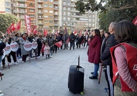 Intervención de la secretaria general de CC OO de Jaén.