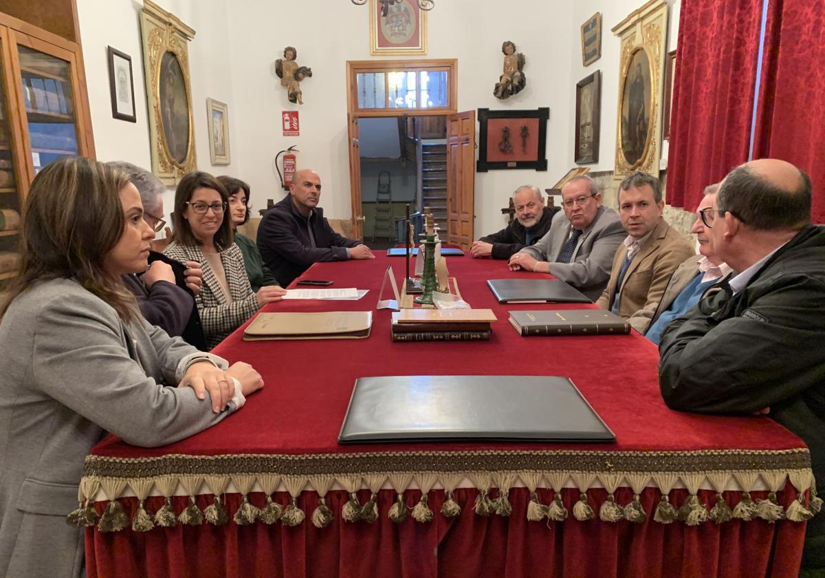 Reunión con miembros de la Fundación San Andrés.