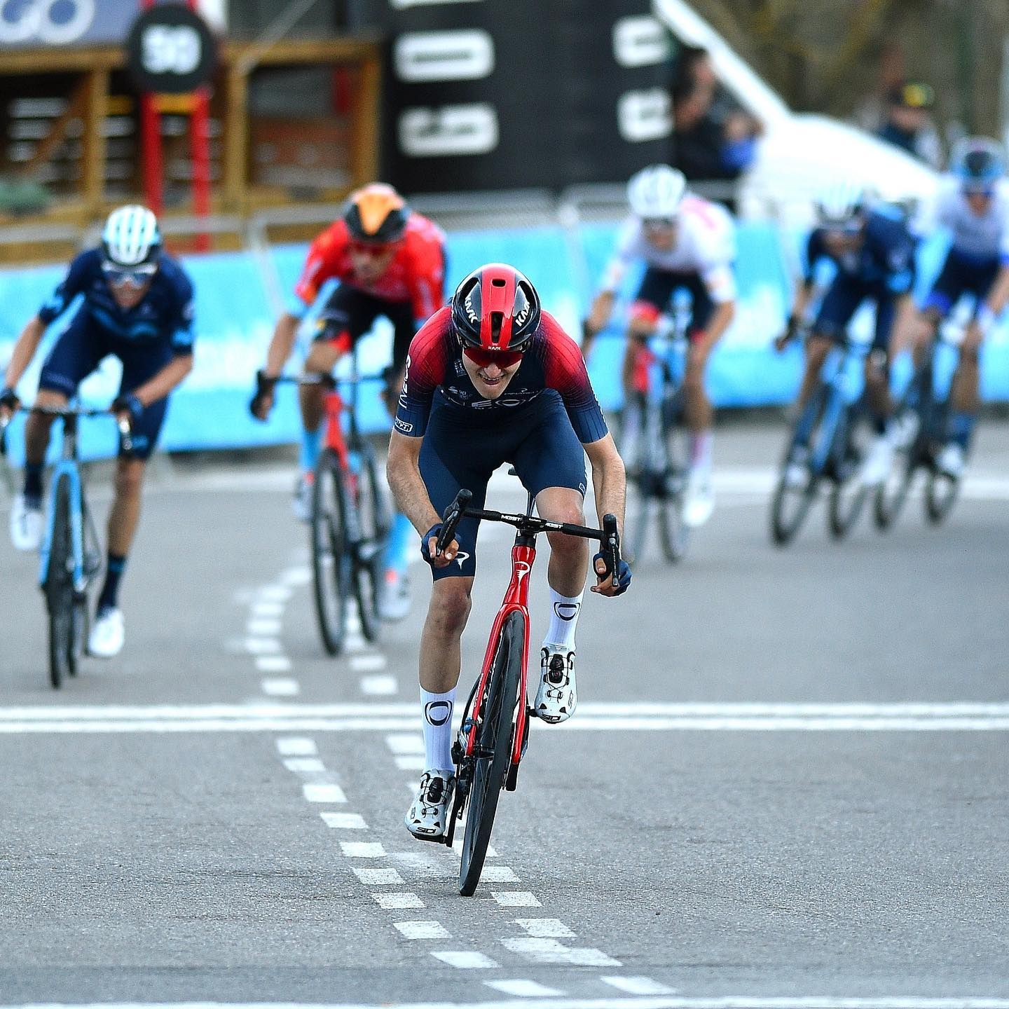 Carlos Rodríguez llegó octavo a la meta y ya es séptimo en la general de la Vuelta a Valencia.