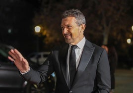 Antonio Banderas en la alfombra roja.