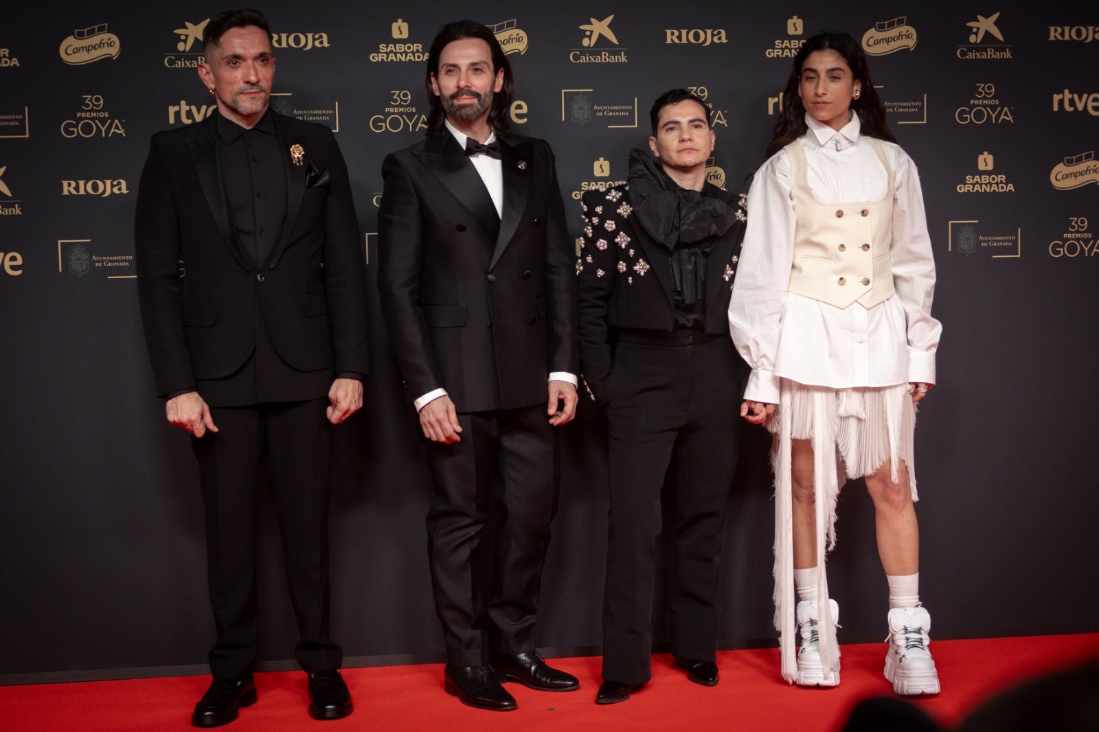 Las fotos dentro de la alfombra roja de los Goya de Granada