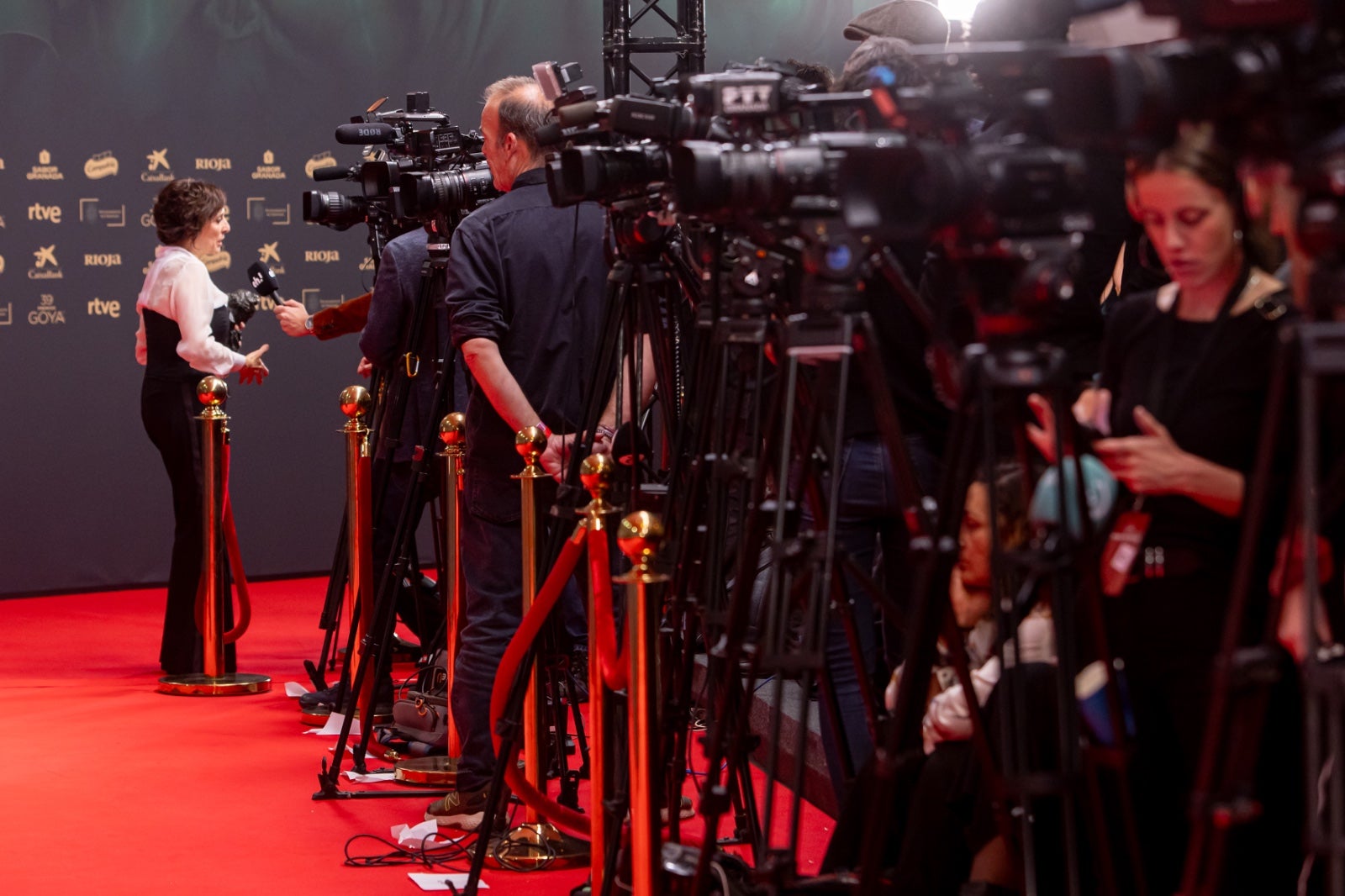 La imágenes más simpáticas de los premiados en el photocall de los Goya