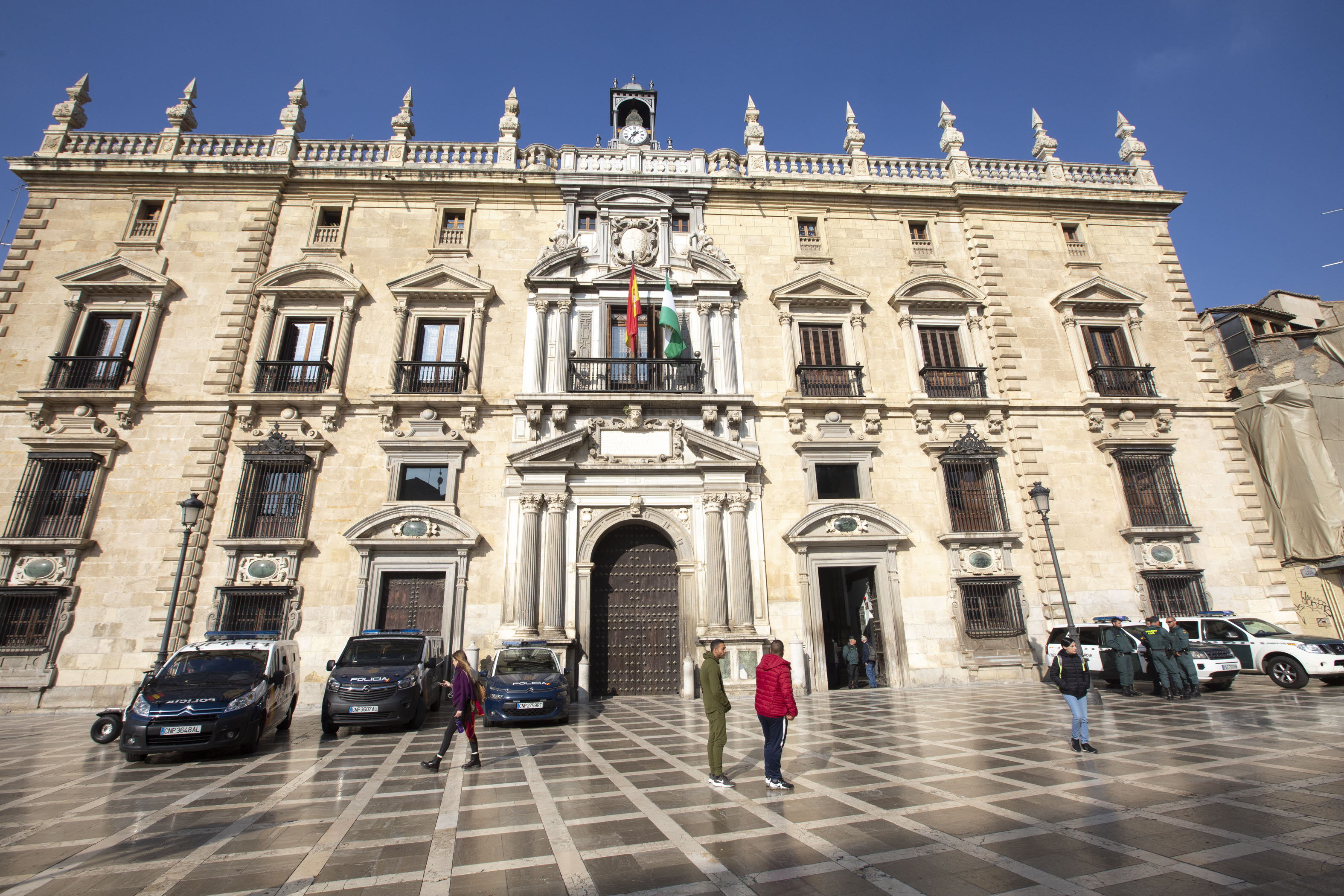 La Real Chancillería de Granada, que acoge las salas penales de la Audiencia.