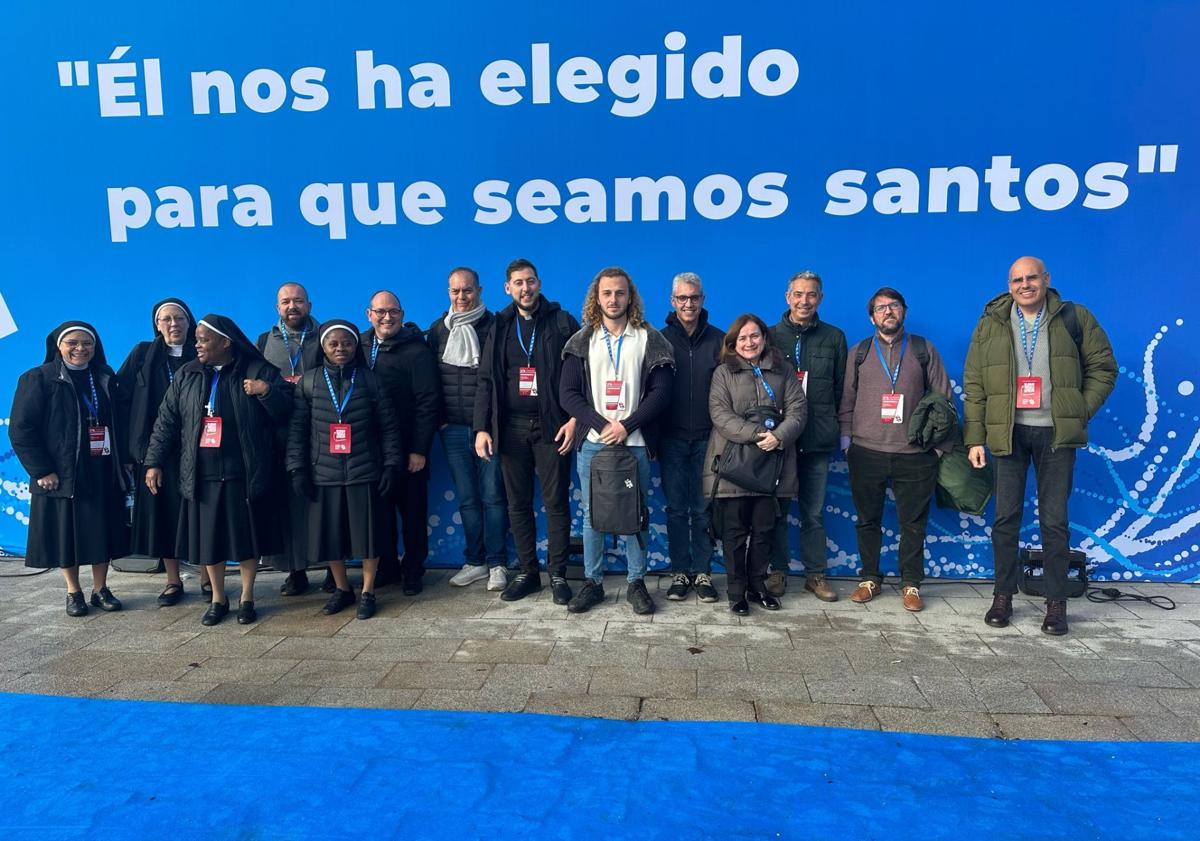 Imagen principal - Almería participa en el Congreso Nacional de Vocaciones celebrado en Madrid