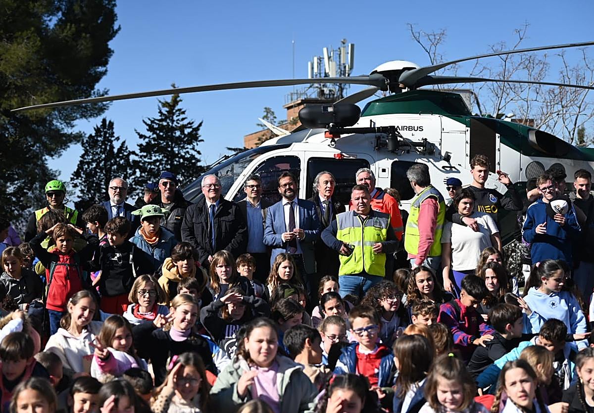 El delegado del Gobierno, Antonio Granados, durante la conmemoración del Día Europeo del 1-1-2