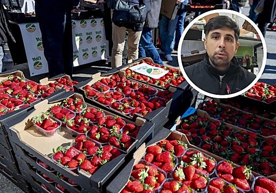 Un frutero desmiente el mito sobre las fresas de Huelva