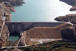 Embalse de Negratín, en imagen de archivo