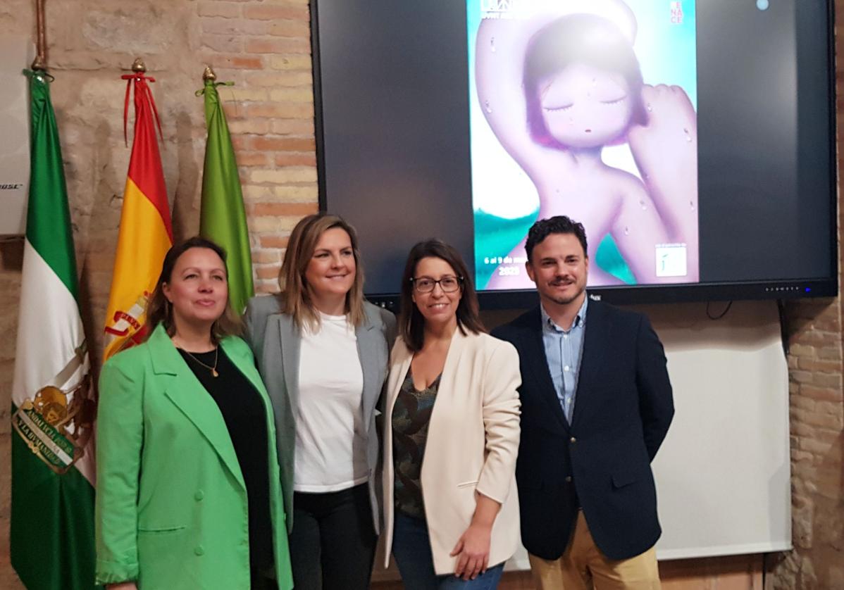 Patricia Galgani (izquierda) presenta el proyecto que llevan a Madrid junto a África Colomo.