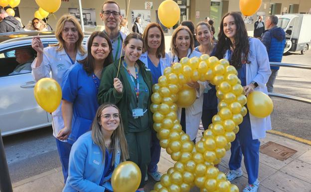 Médicos pediatras del Hospital de Jaén.