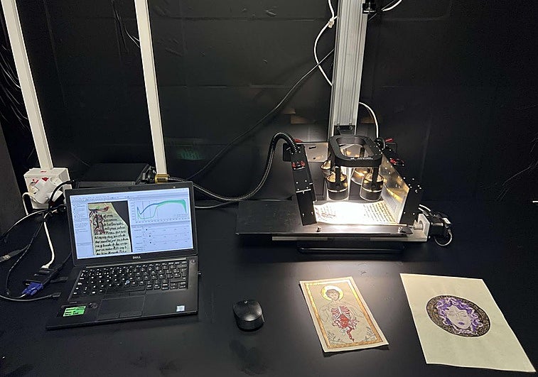 La UGR crea la mayor colección de datos de imagen espectral de documentos históricos del mundo