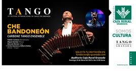 Fundación Caja Rural Granada programa un espectáculo de música y danza gratis como antesala del Festival de Tango
