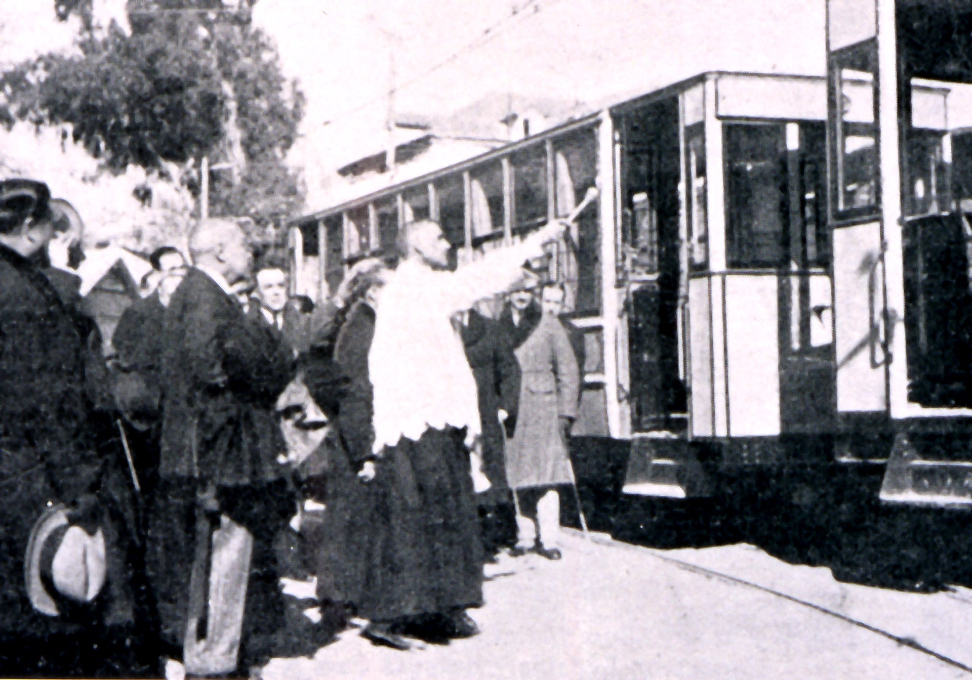 Inauguración del tranvía de Sierra Nevada.