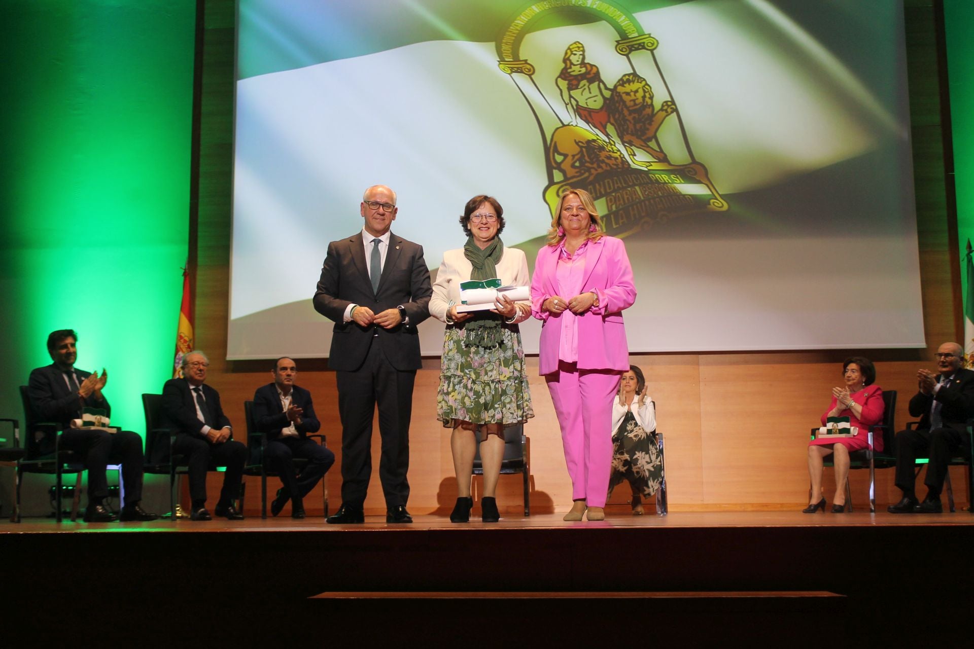 La entrega de las banderas de Andalucía en Jaén, en imágenes