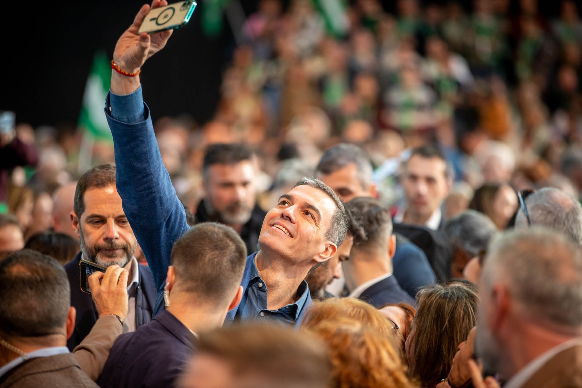 Las fotografías del cierre del congreso del PSOE-A en Armilla con Pedro Sánchez