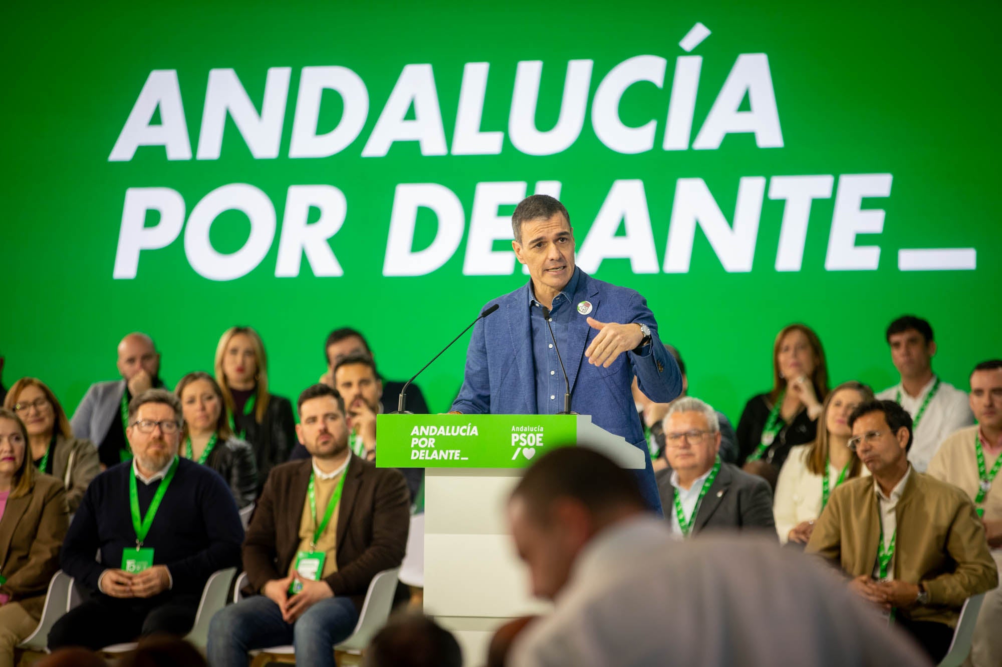 Las fotografías del cierre del congreso del PSOE-A en Armilla con Pedro Sánchez