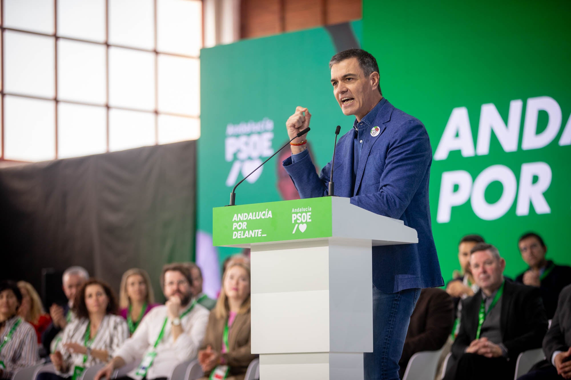 Las fotografías del cierre del congreso del PSOE-A en Armilla con Pedro Sánchez