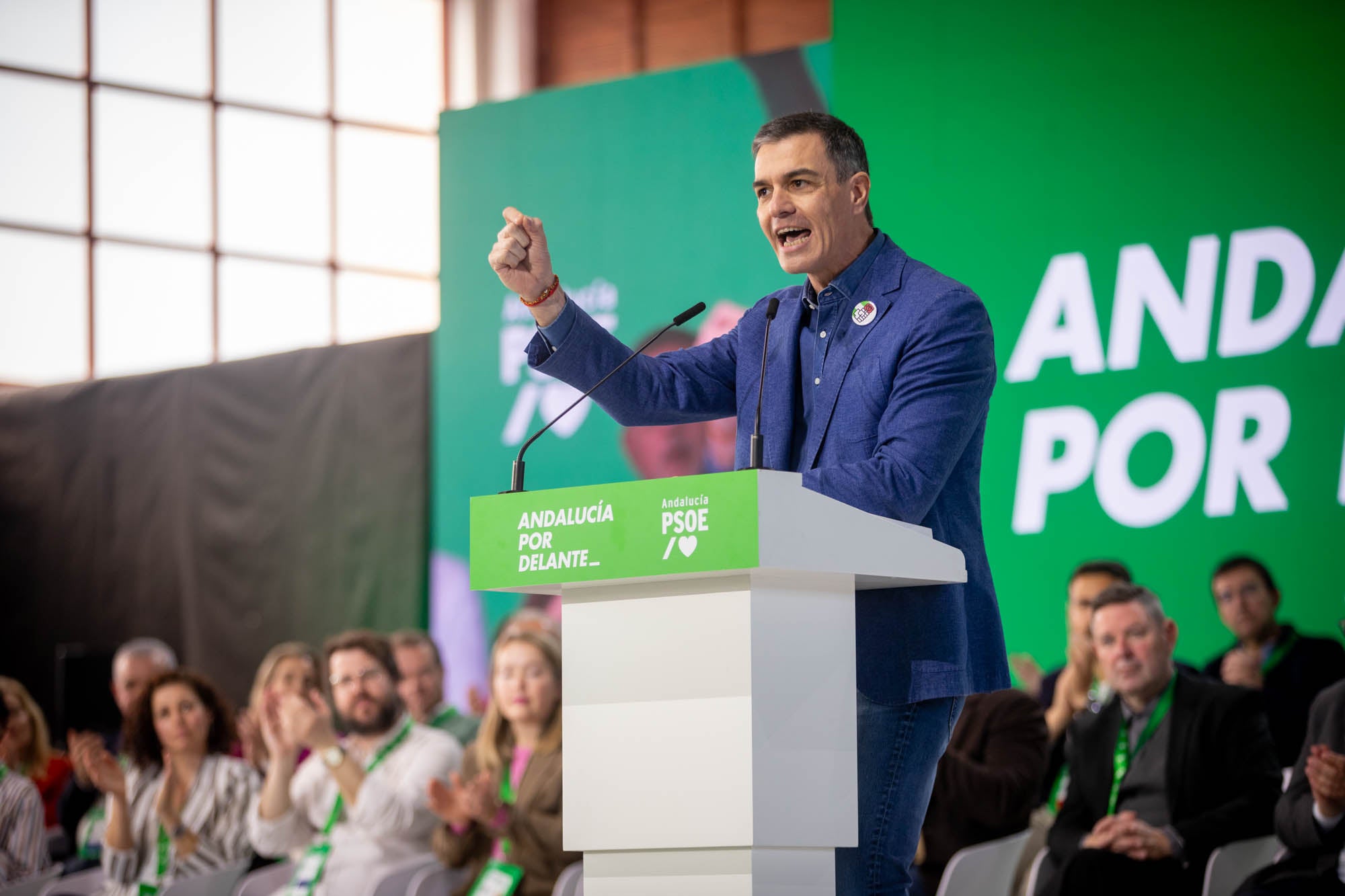 Las fotografías del cierre del congreso del PSOE-A en Armilla con Pedro Sánchez