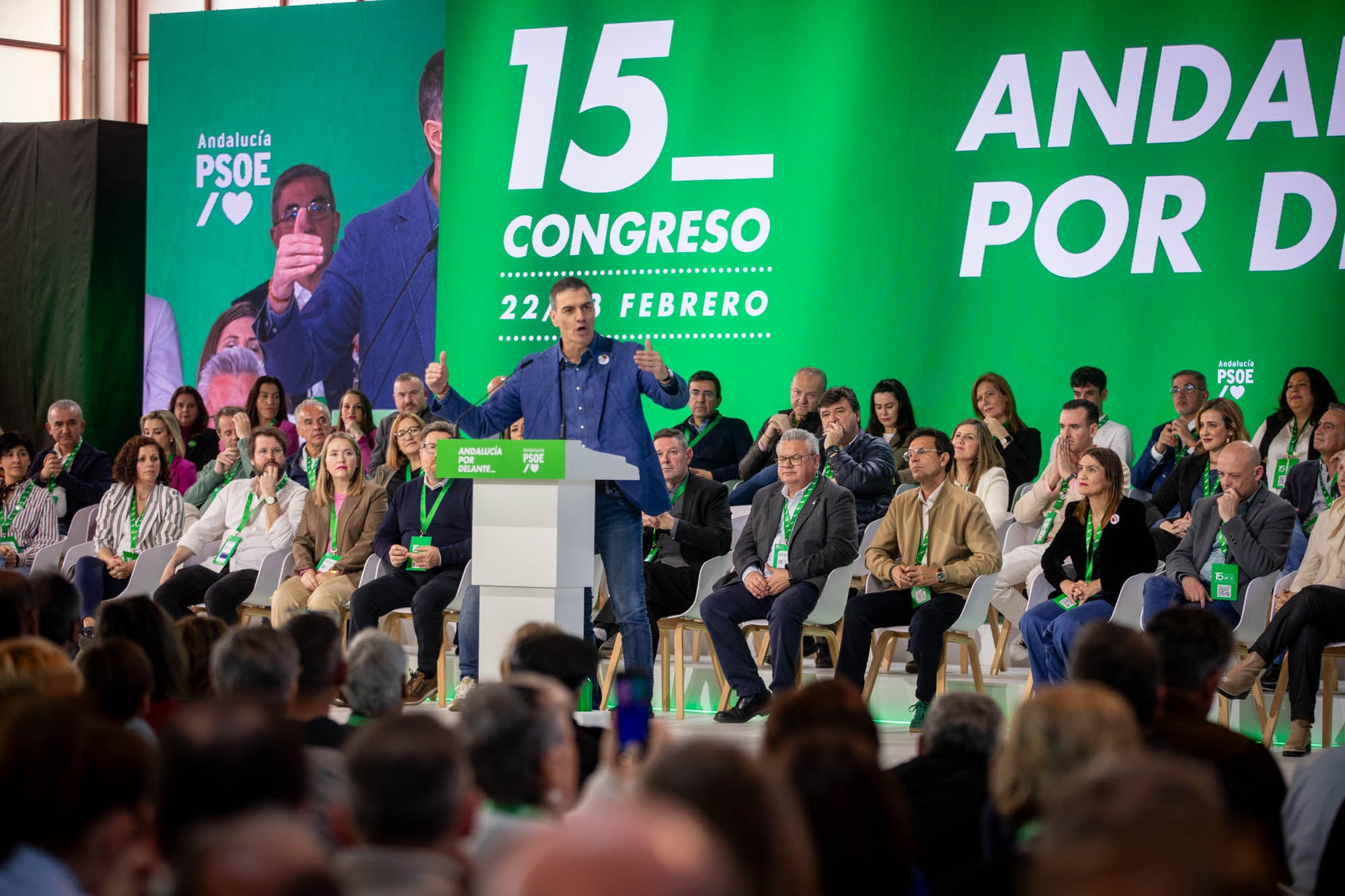 Las fotografías del cierre del congreso del PSOE-A en Armilla con Pedro Sánchez