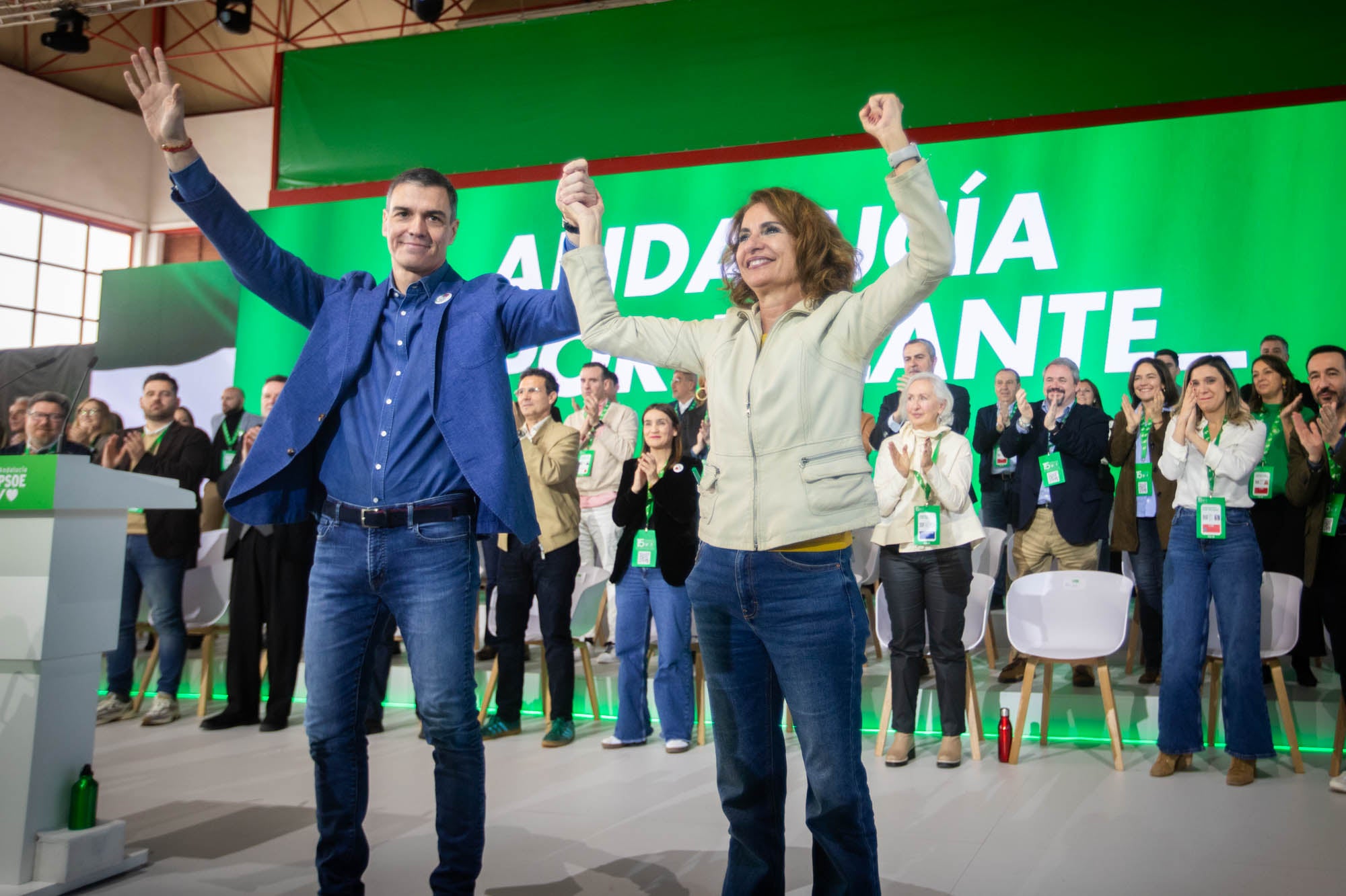 Las fotografías del cierre del congreso del PSOE-A en Armilla con Pedro Sánchez