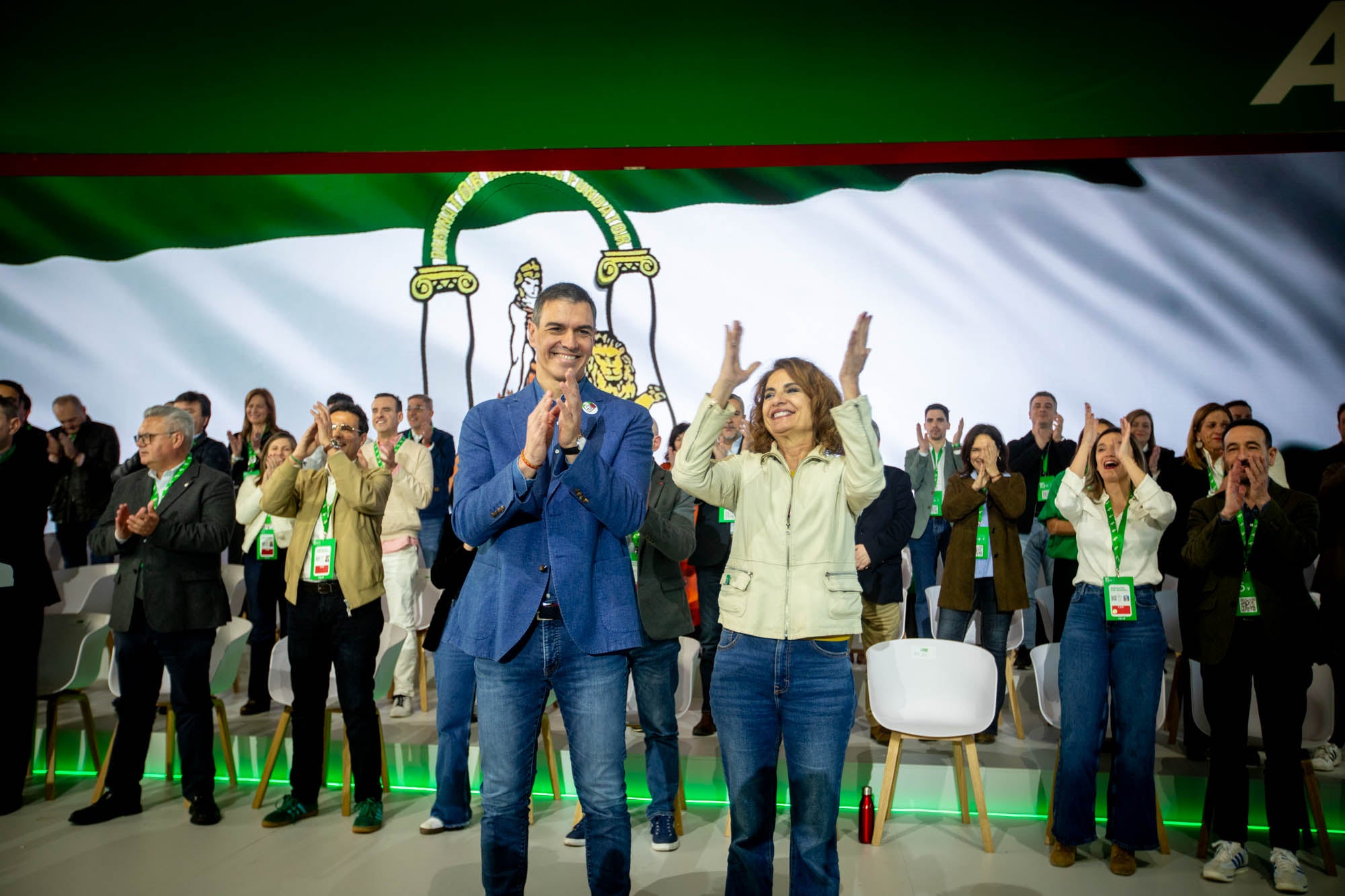 Las fotografías del cierre del congreso del PSOE-A en Armilla con Pedro Sánchez