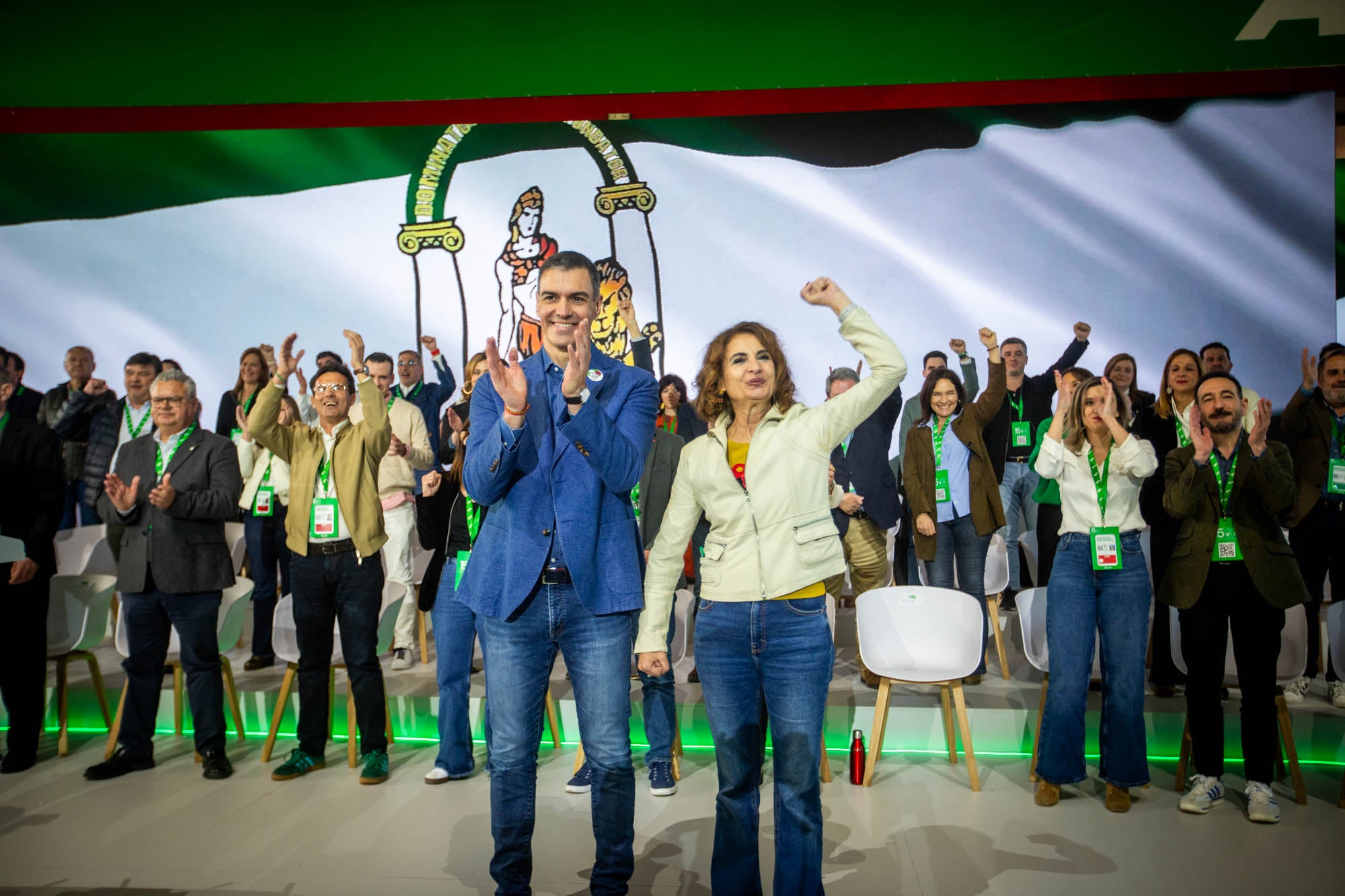 Las fotografías del cierre del congreso del PSOE-A en Armilla con Pedro Sánchez