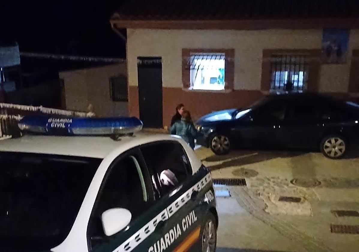 Actuación de la Guardia Civil en un domicilio por los robos