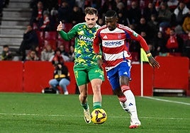 Martin Hongla, durante sus minutos de juego.