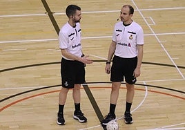 Nicolás Ramón López y Daniel Cárceles en el Centro de Alto Rendimiento de Sierra Nevada.