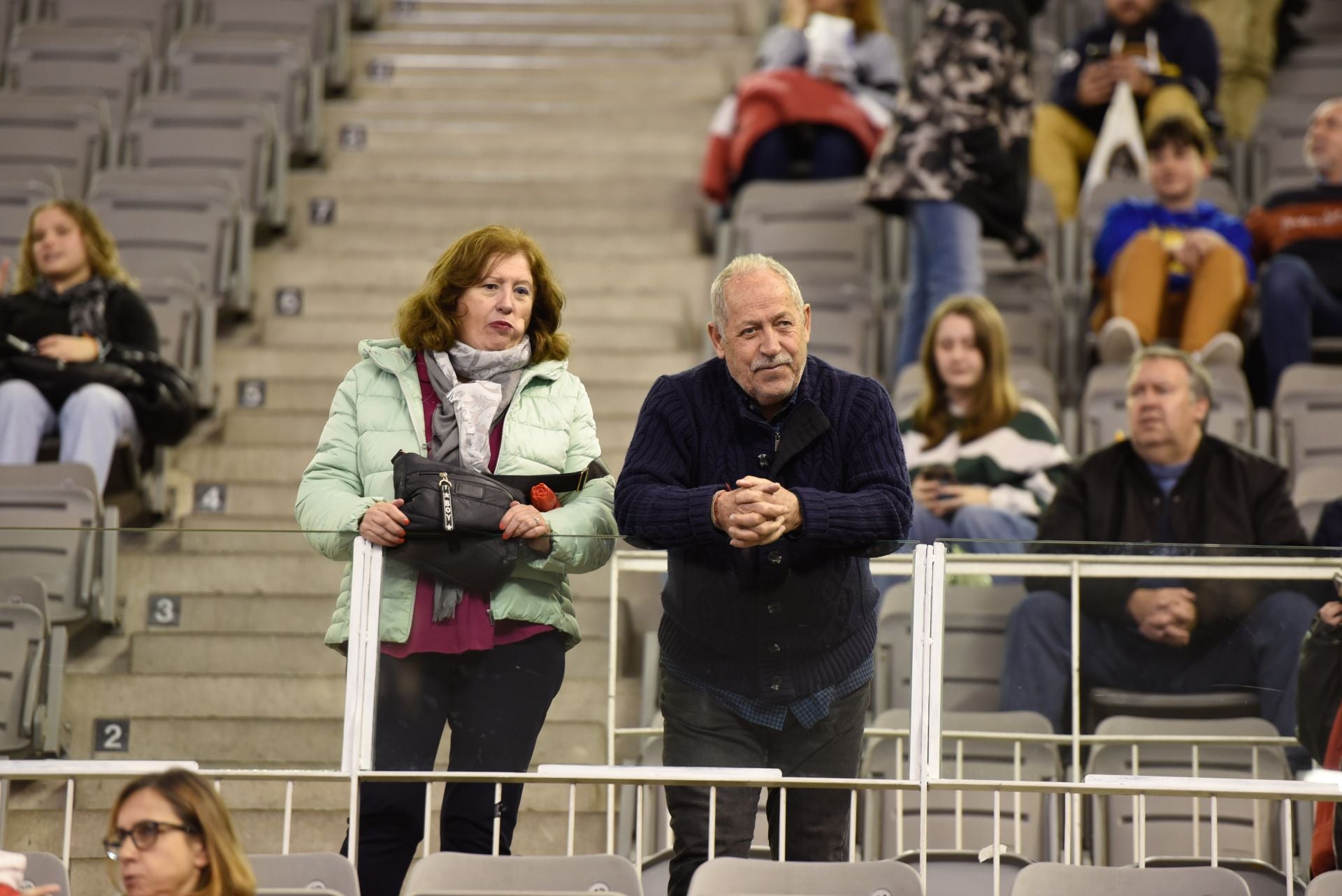 Encuéntrate en la grada del Palacio de Deportes en el Covirán-Murcia